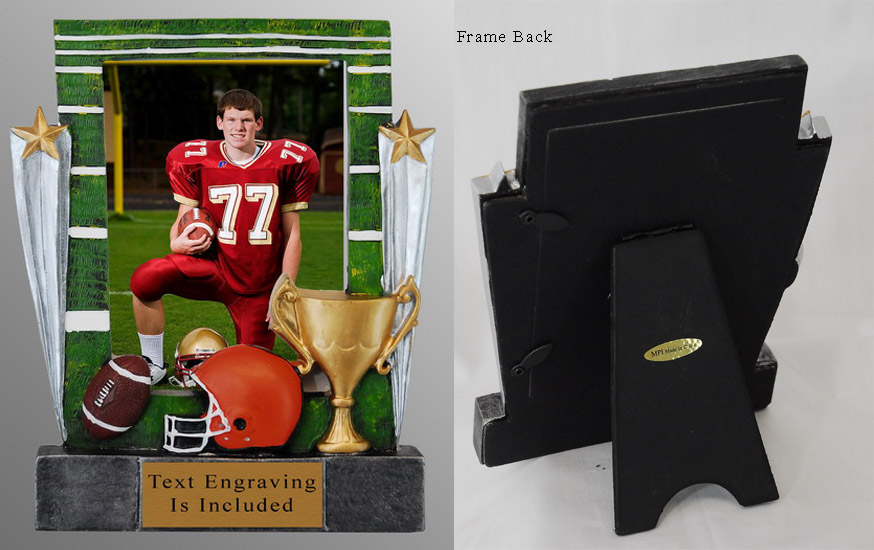 3D Football Photo Frame; AwardsMartcustom awards, plaques, trophies